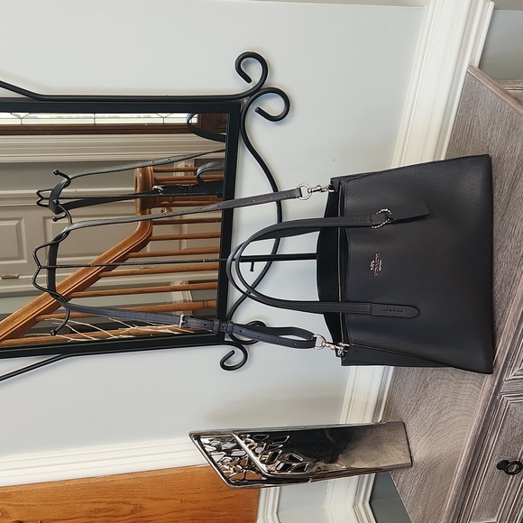 Coach Pebbled leather 2 way bag - Picture 2 of 12